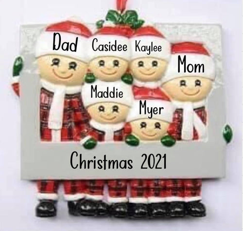 PJ Family Ornament