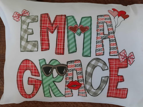 Personalized Valentine’s Day Pillow Case