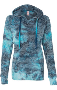 Women’s tie dye hooded sweatshirt