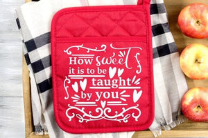 Teacher Potholder Gift Set