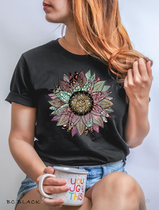 Sunflower purple/gold/leopard
