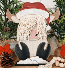 Load image into Gallery viewer, Christmas Highland Cow DIY Kit