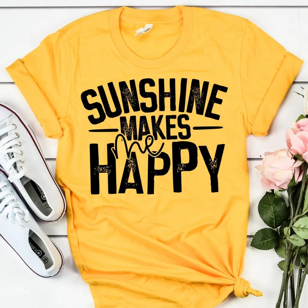 Sunshine makes me happy