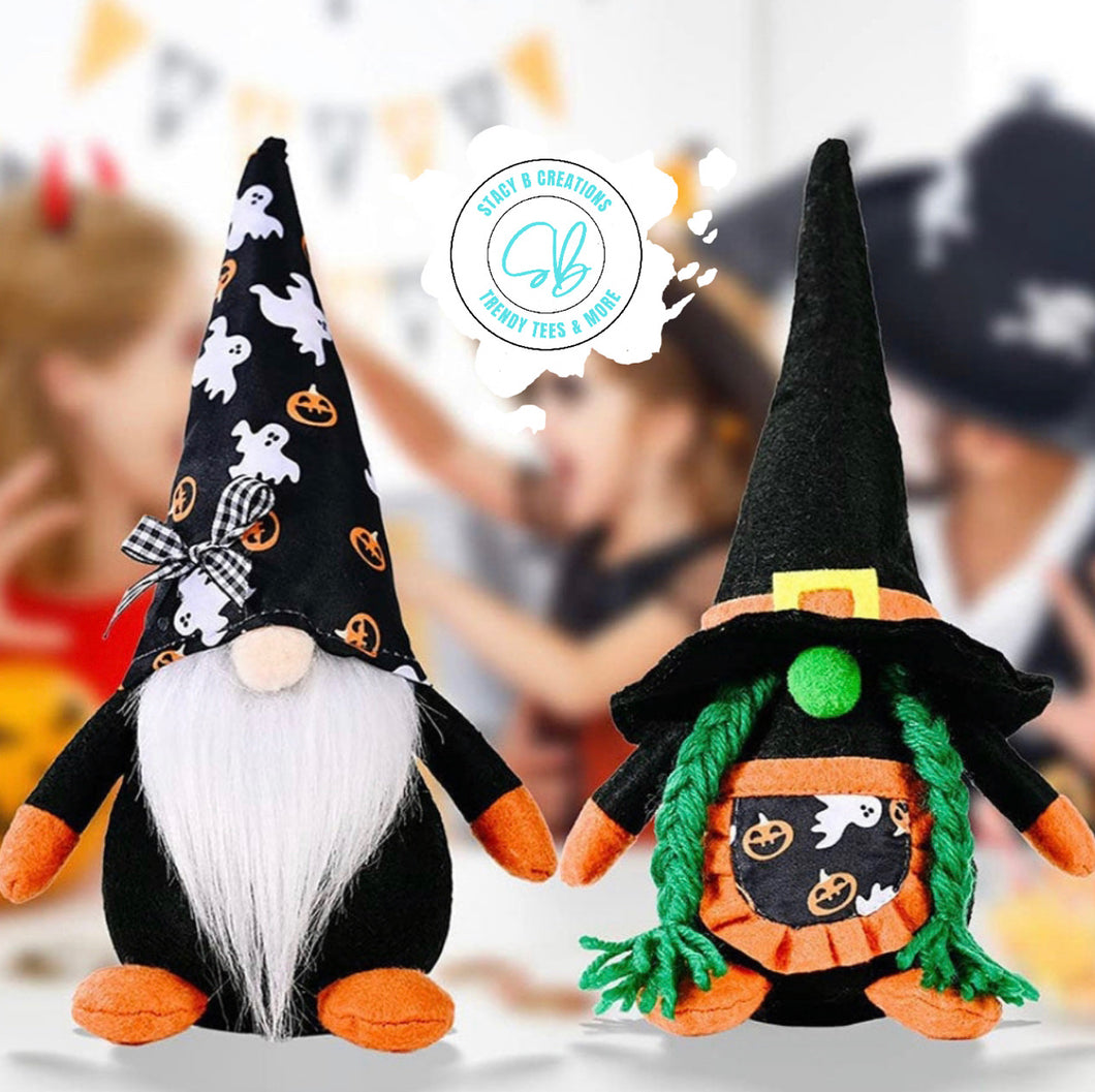 Halloween Gnome Plush Set